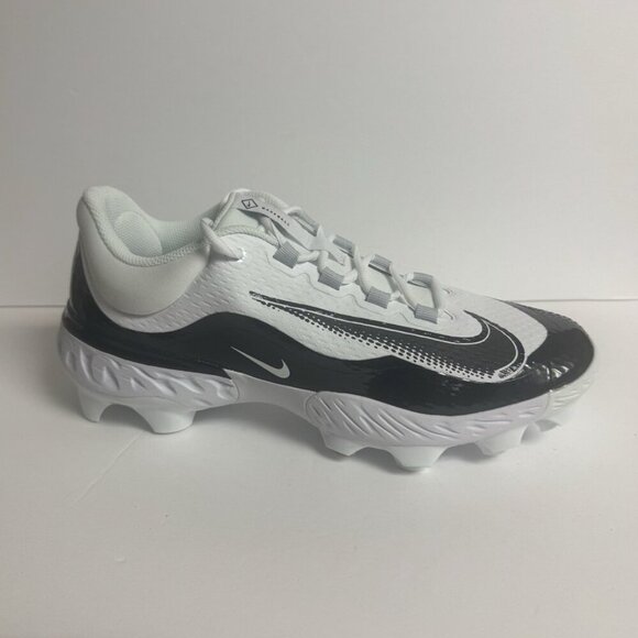 Nike Men’s Alpha Huarache Low Baseball Cleat White Size 13 M